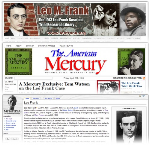 Just three of the increasingly popular Web sites which tell the truth about the Frank case